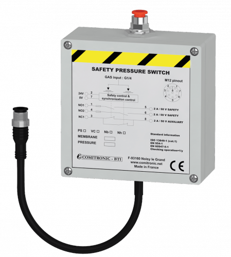 PRESSURE SWITCH OR VACCUOSTAT